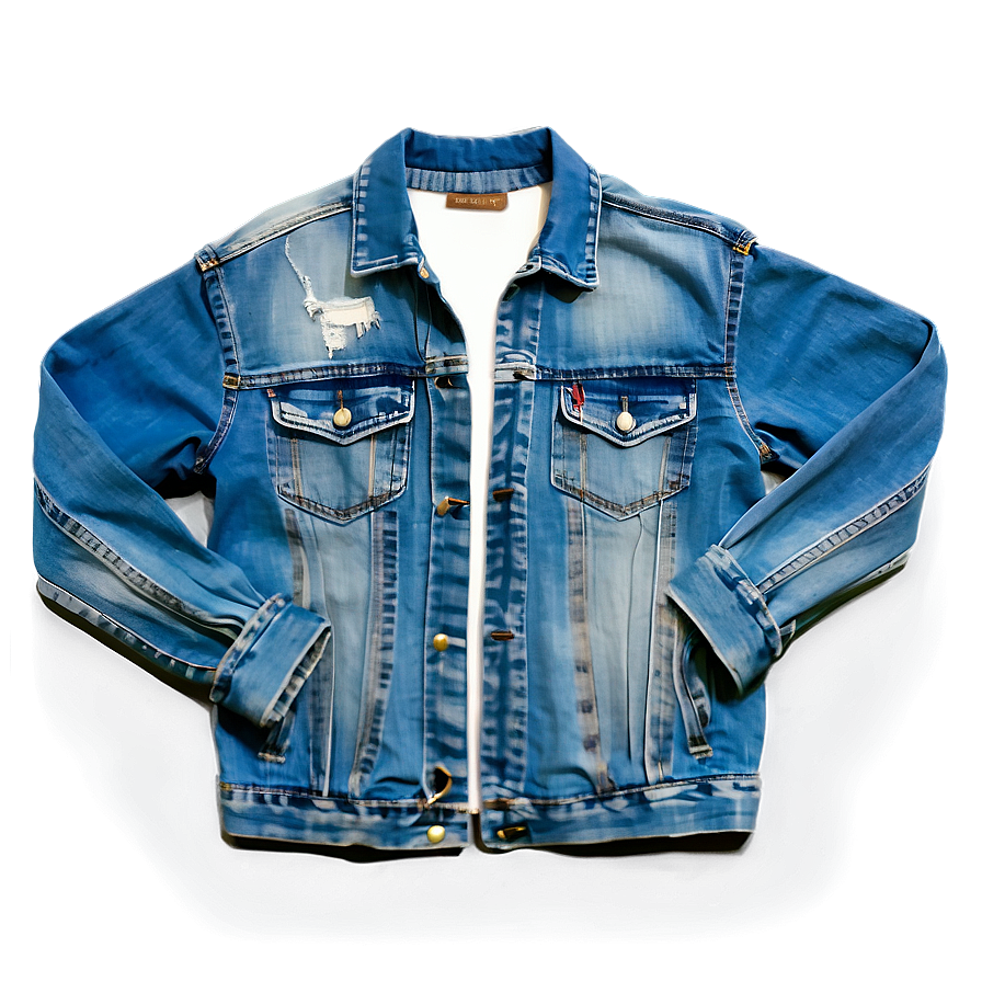 Ripped Jean Jacket Png 70 PNG image