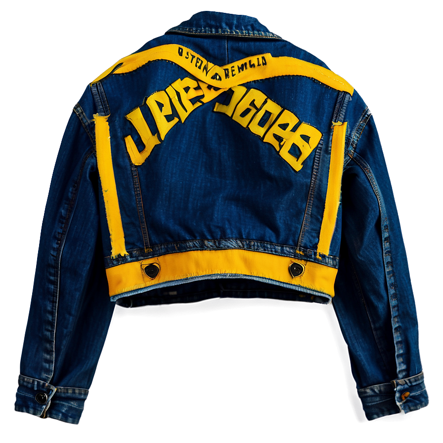 Ripped Jean Jacket Png Elm90 PNG image