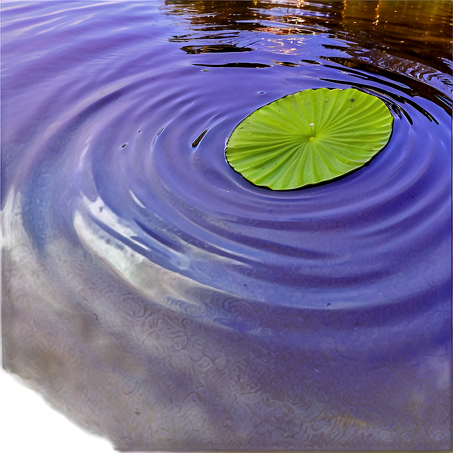 Ripple In Serene Pond Png Vqr48 PNG image