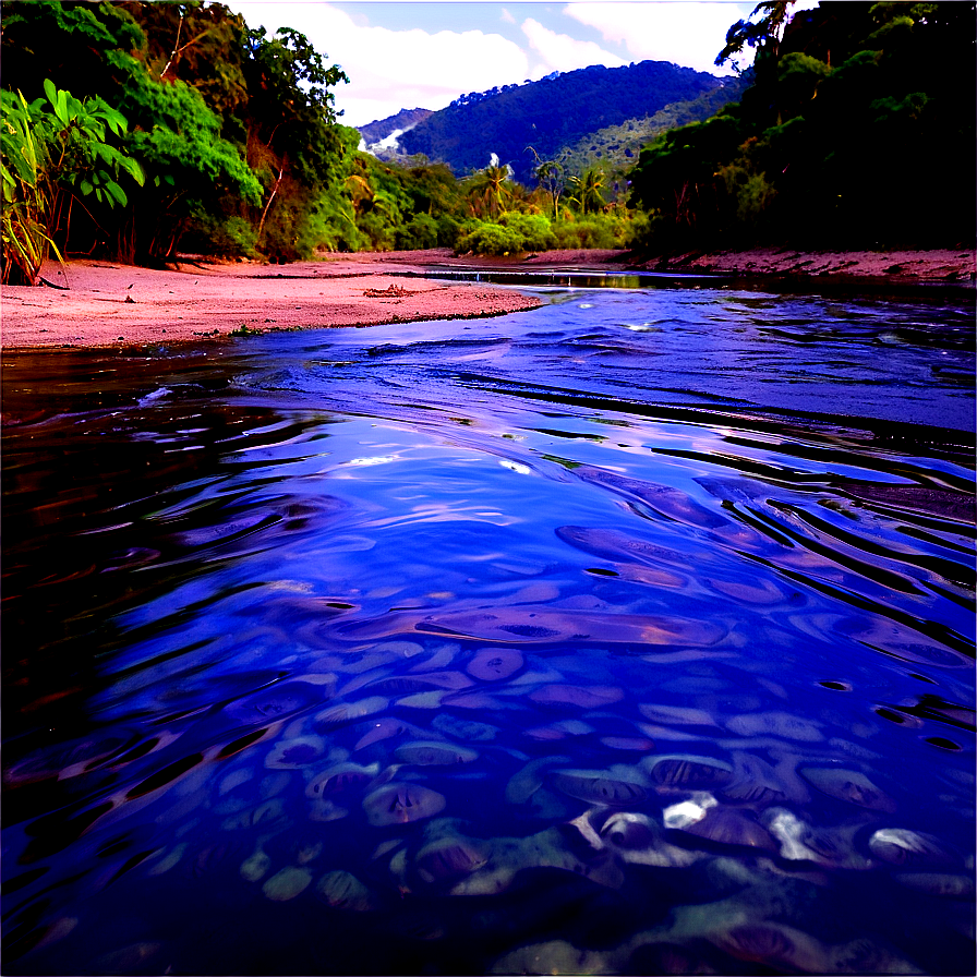 Ripple In Tranquil River Png Uhw PNG image