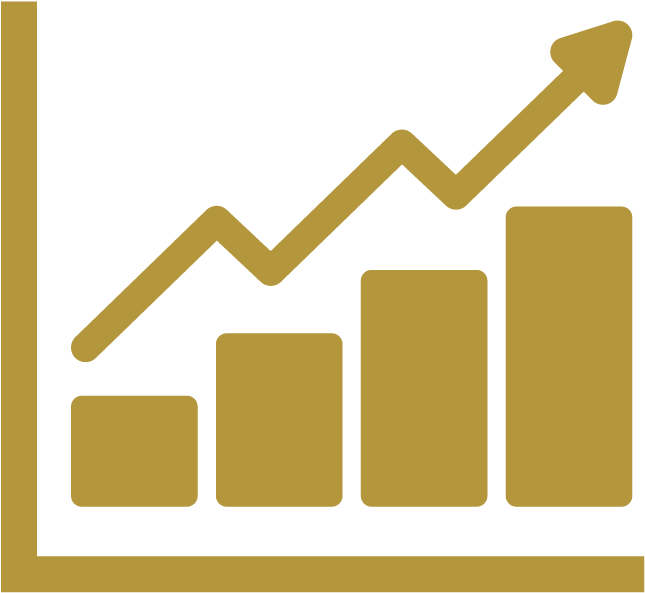 Rising Investment Chart PNG image