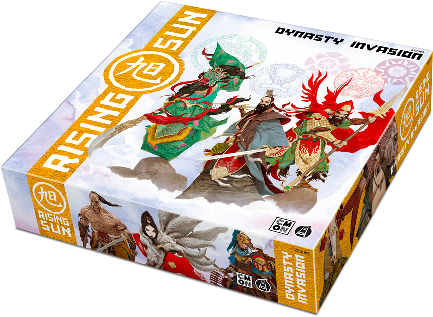 Rising Sun Dynasty Invasion Board Game PNG image