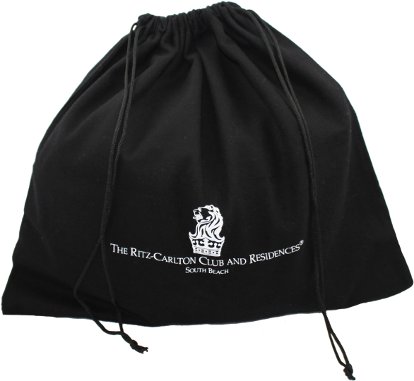 Ritz Carlton Club Drawstring Bag PNG image