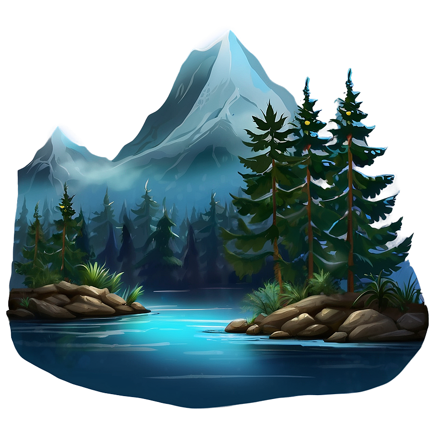 River Fog Png Lcv90 PNG image