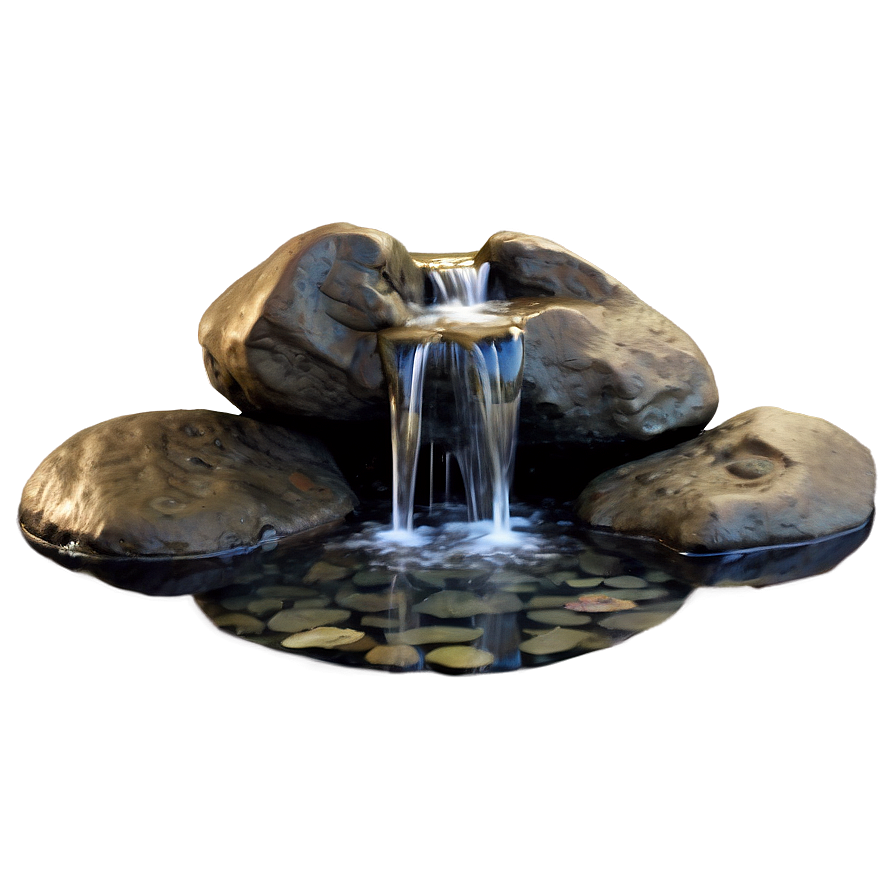 River Rock Water Feature Png Dya43 PNG image