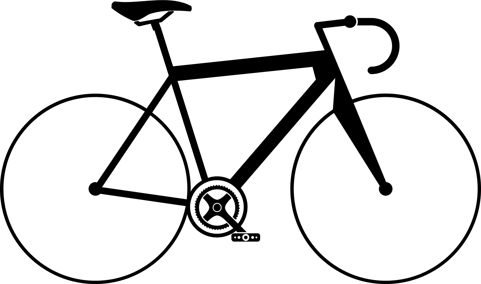 Road Bicycle Silhouette.png PNG image