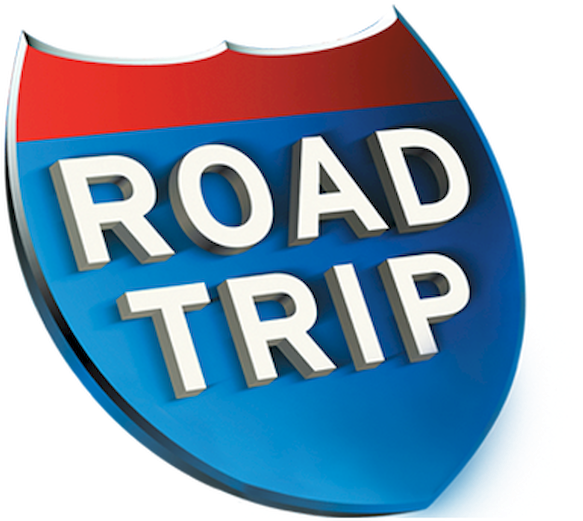 Road Trip Shield Graphic PNG image