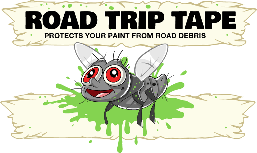 Road Trip Tape Advert Cartoon Fly PNG image