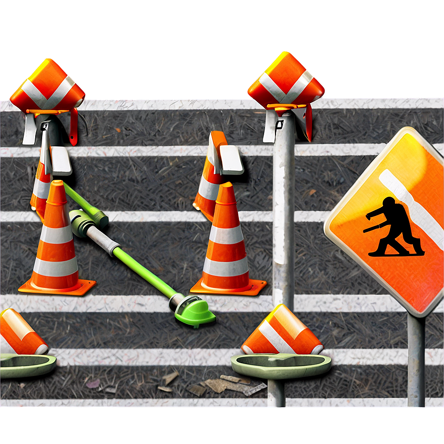 Road Work In Progress Png 94 PNG image