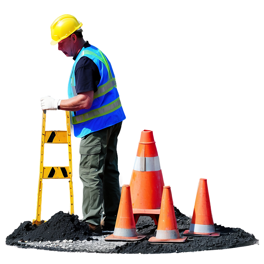 Road Work In Progress Png Hhc PNG image