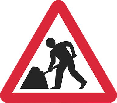 Roadwork Sign Image PNG image