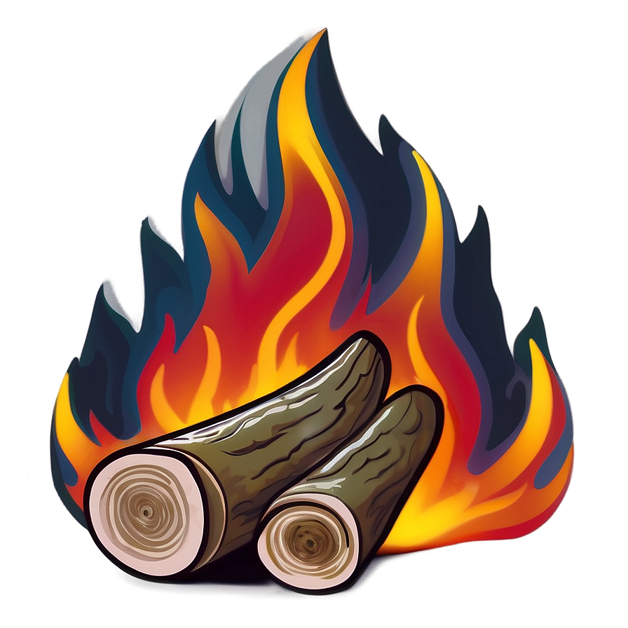 Roaring Campfire Glow Png 31 PNG image