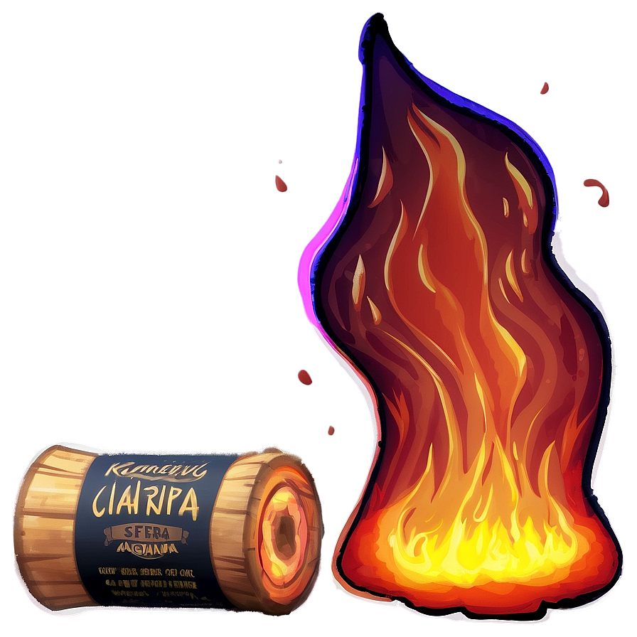 Roaring Campfire Glow Png 96 PNG image