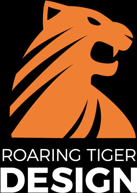 Roaring Tiger Graphic Design Logo PNG image