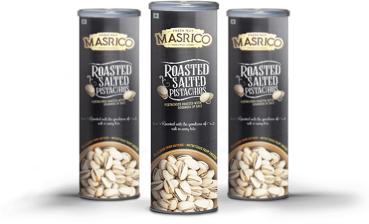 Roasted Salted Pistachios Packaging PNG image