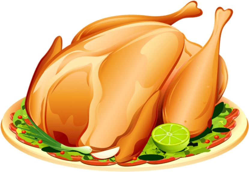 Roasted Turkey Clipart PNG image