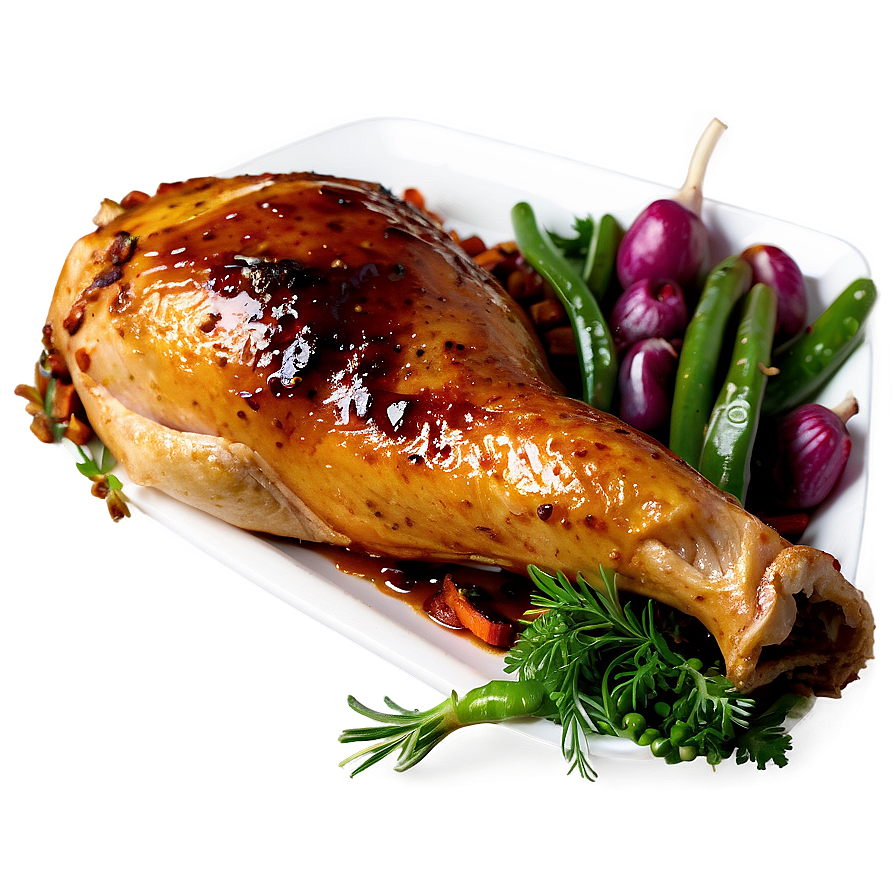 Roasted Turkey Leg Png 06132024 PNG image