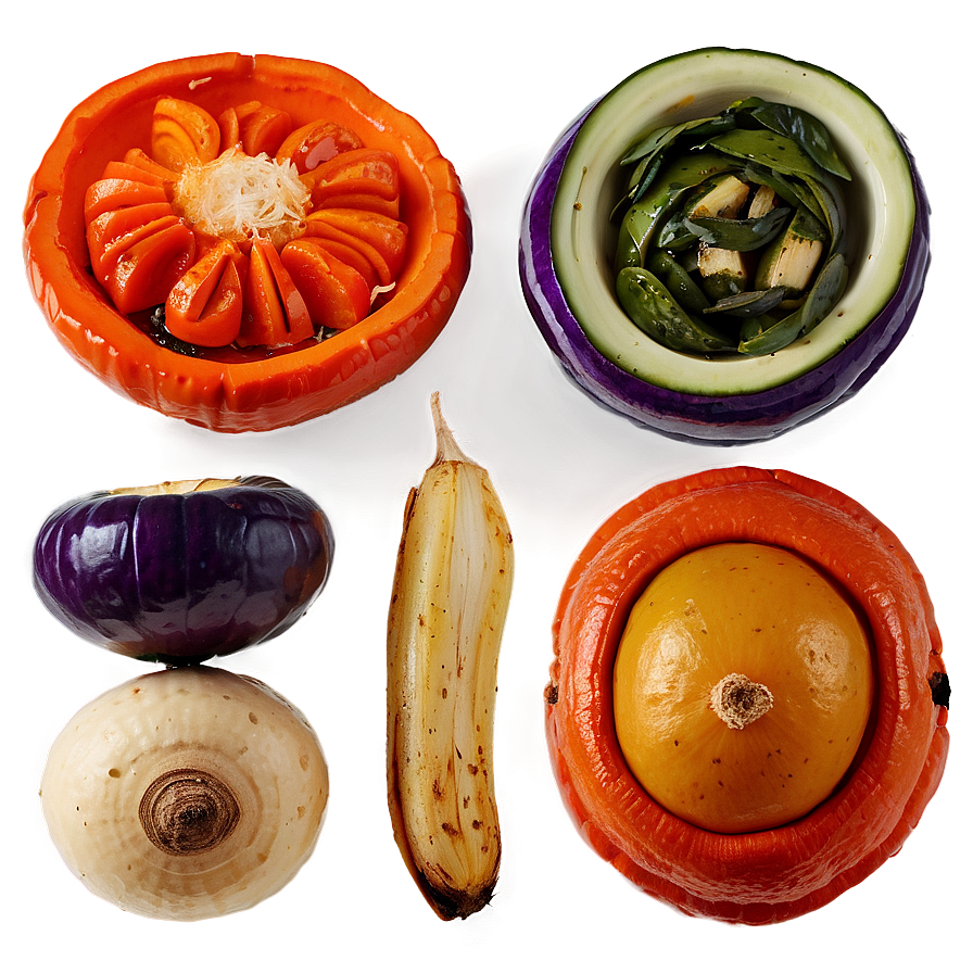 Roasted Vegetables Png Msd PNG image