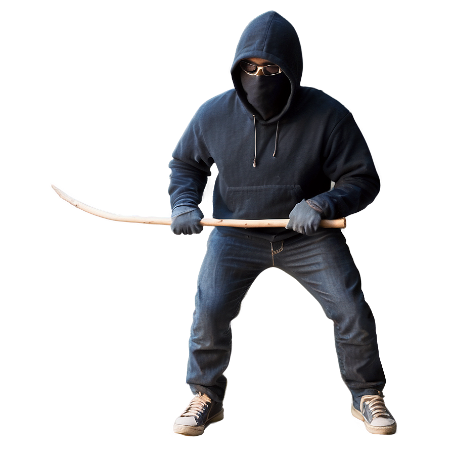 Robber With Crowbar Png Wag48 PNG image