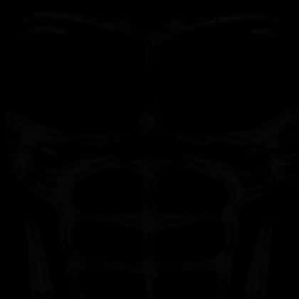 Roblox Black Muscle T Shirt Design PNG image
