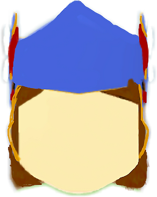 Roblox Blue Baseball Cap PNG image