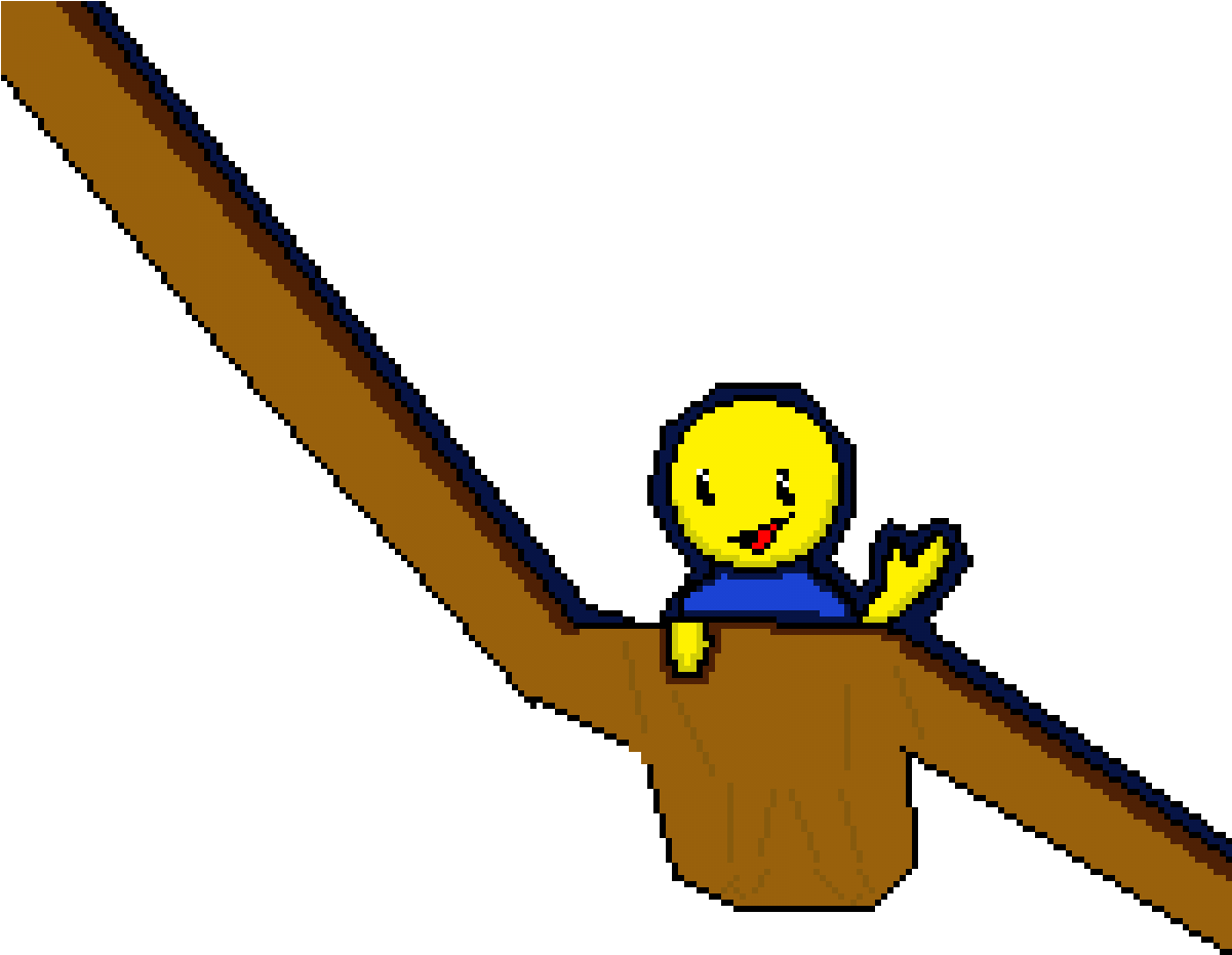 Roblox_ Character_ Sliding_ Down_ Ramp PNG image