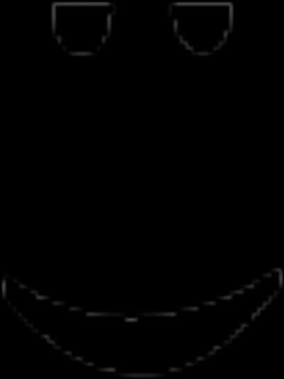 Roblox Classic Smile Face Graphic PNG image