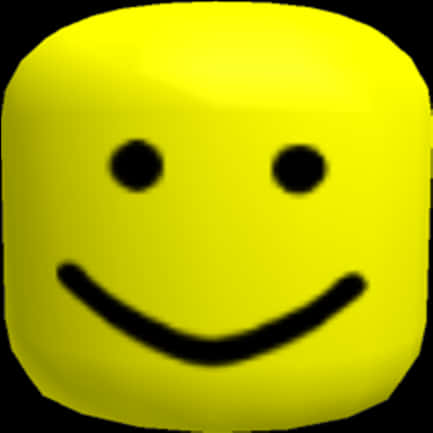 Roblox Classic Smile Face PNG image