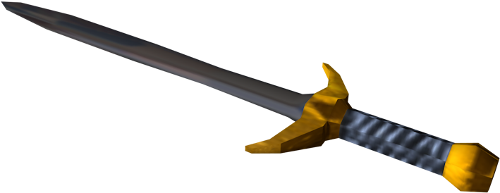 Roblox Classic Sword Render PNG image