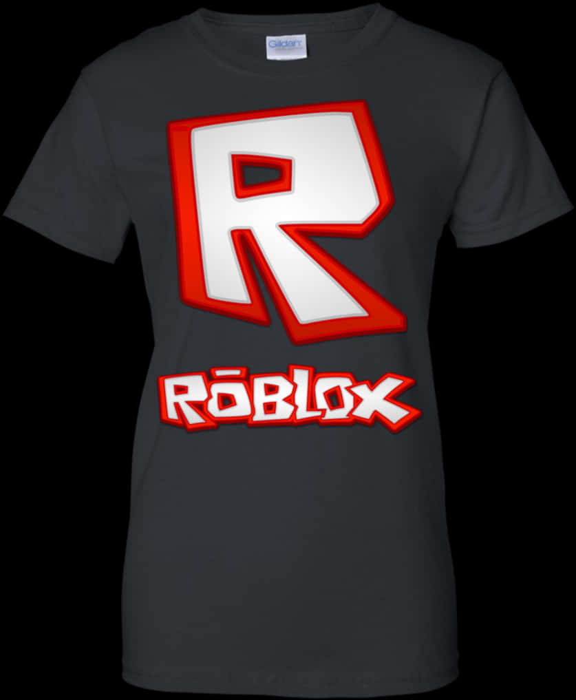 Roblox Logo Graphic T Shirt PNG image