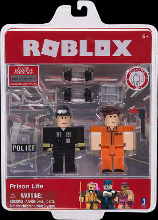 Roblox Prison Life Toy Pack PNG image