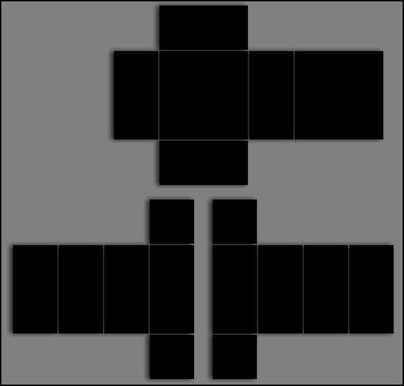 Roblox Shirt Template Layout PNG image