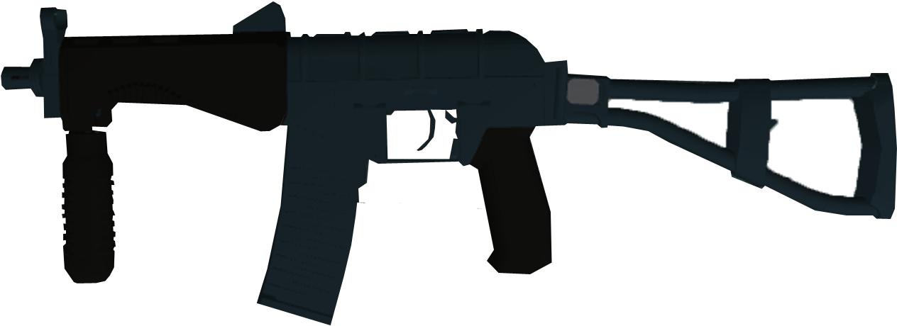 Roblox Styled Assault Rifle PNG image