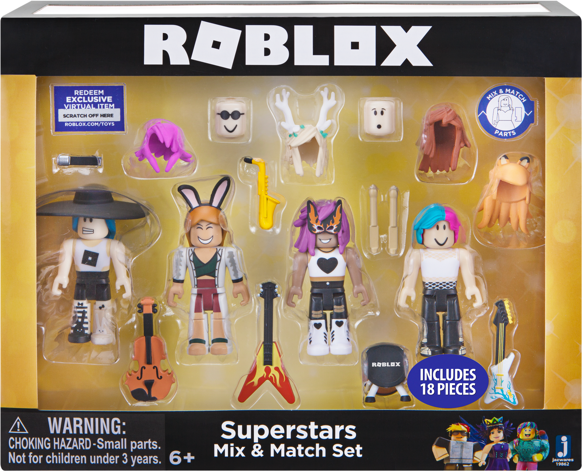 Roblox Superstars Mix Match Set Packaging PNG image