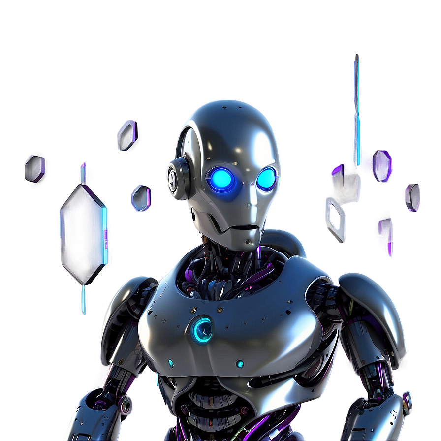 Robot And Sci-fi Cartoon Character Png 06122024 PNG image