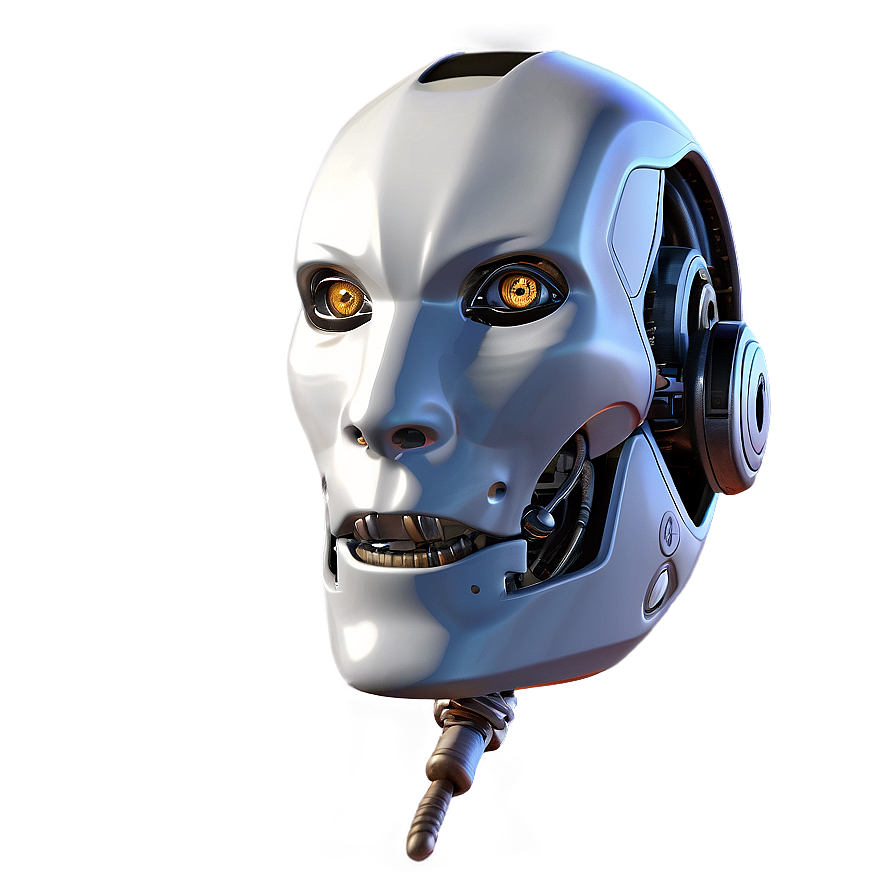 Robot Head Sketch Png 06212024 PNG image