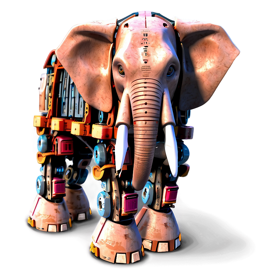 Robotic Elephant Concept Png 05032024 PNG image