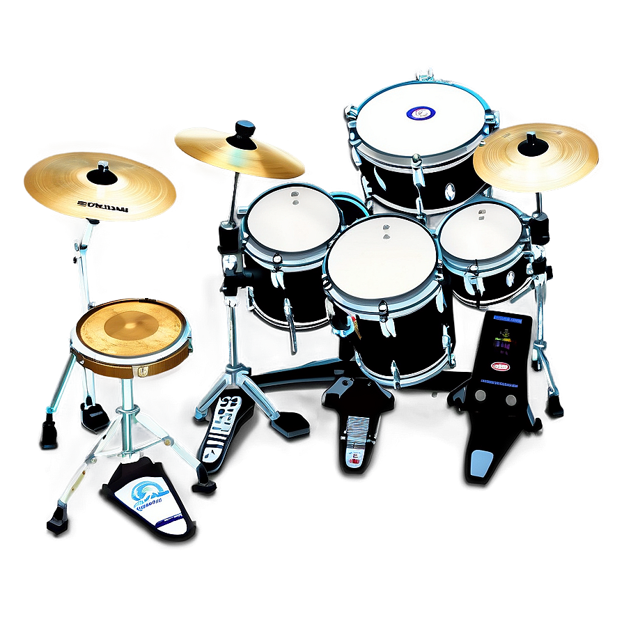 Rock Band Drum Kit Png 06212024 PNG image