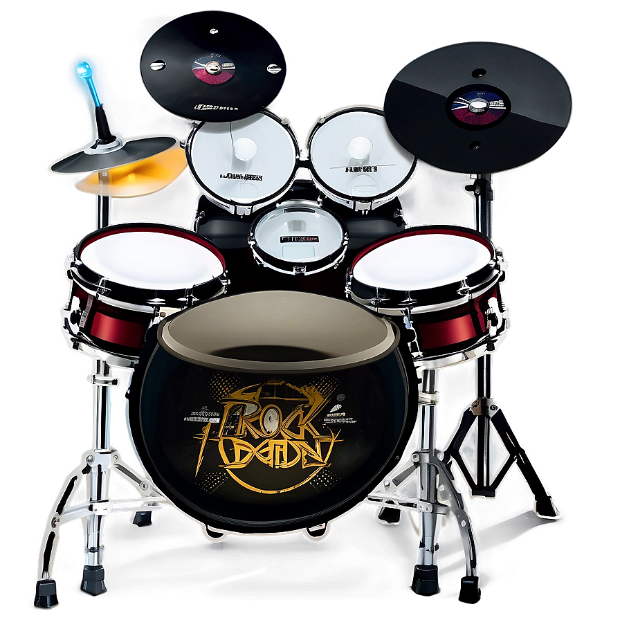 Rock Band Drum Kit Png Kwh PNG image