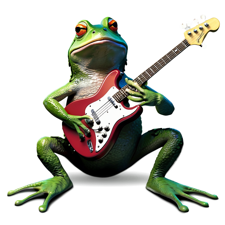 Rock Band Frog Png Avx PNG image