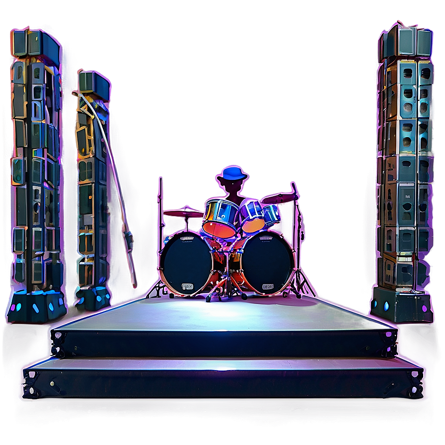 Rock Concert Stage Setup Png Iid50 PNG image