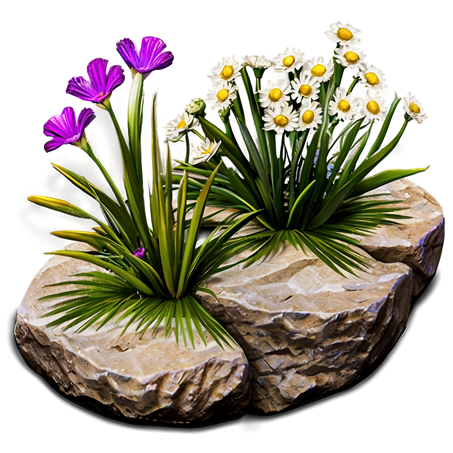 Rock Flower Bed Png Txb69 PNG image