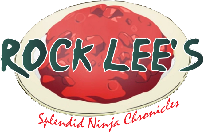 Rock Lees Splendid Ninja Chronicles Logo PNG image