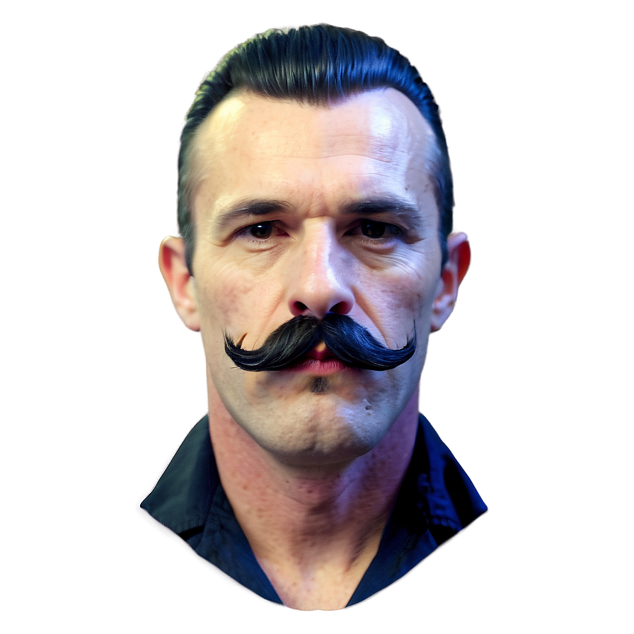 Rockabilly Musician Mustache Png Mif26 PNG image