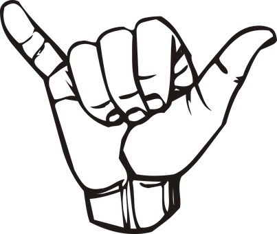 Rockand Roll Hand Sign PNG image