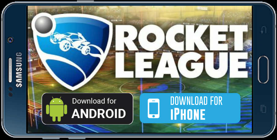Rocket League Mobile Download Ad PNG image