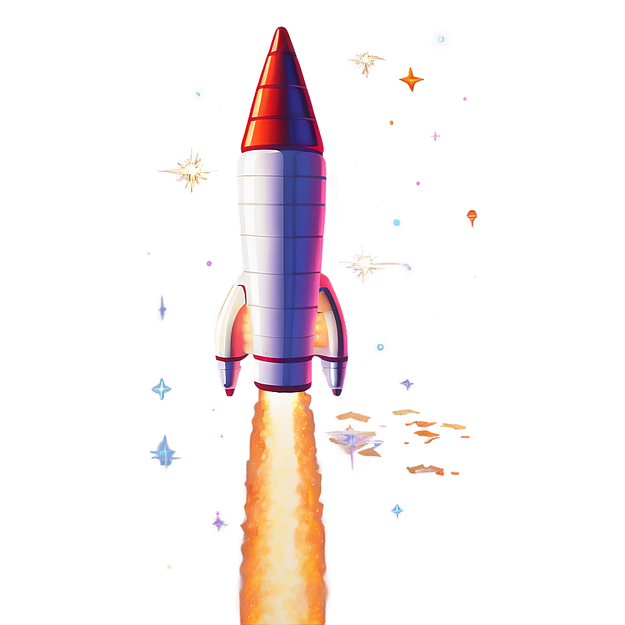 Rocketship At Night Png 06132024 PNG image