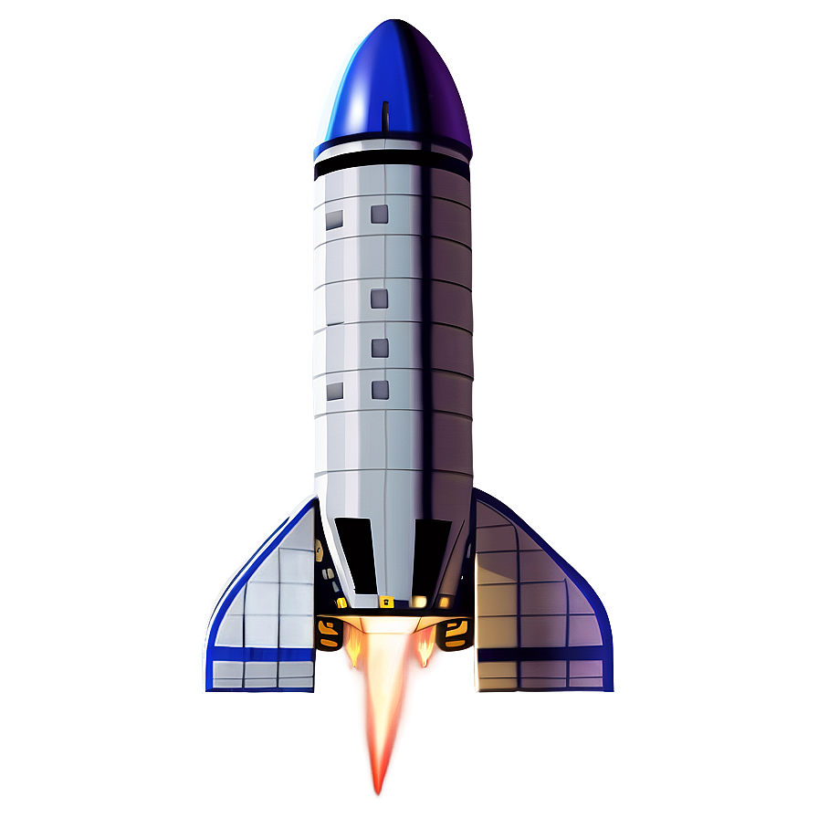 Rocketship In Orbit Png 06132024 PNG image