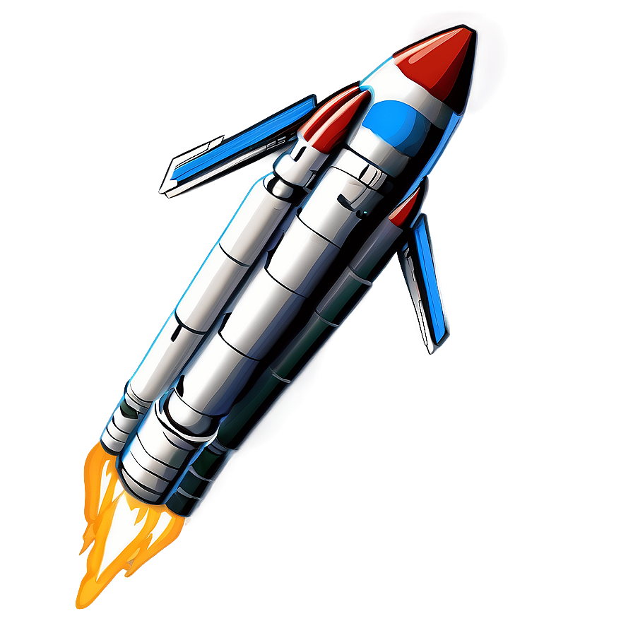 Rocketship In Orbit Png 06132024 PNG image