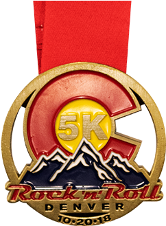 Rockn Roll Denver5 K Medal2018 PNG image